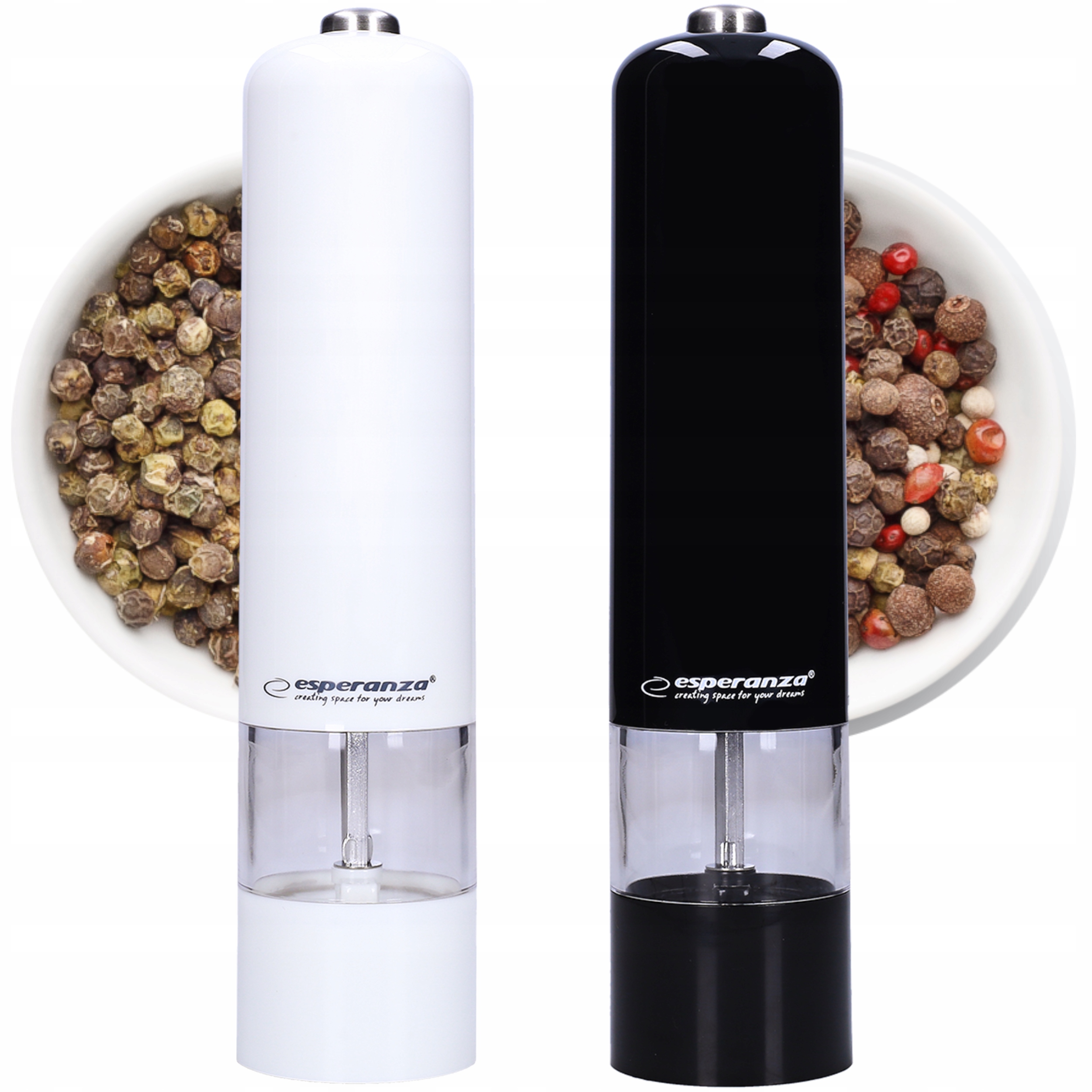 Esperanza Malabar elektrický mlynček 150 W biely